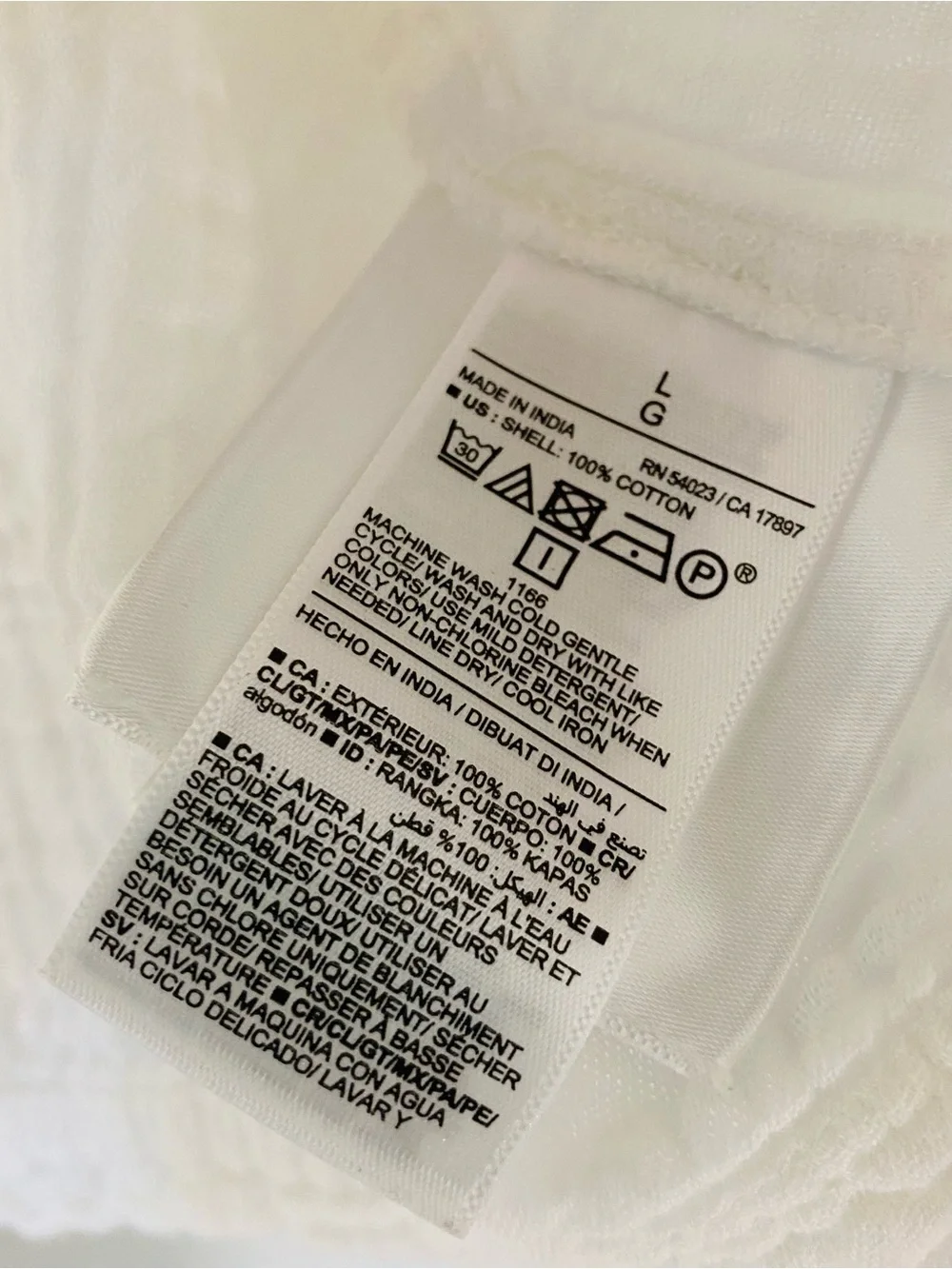 OLD NAVY Cropped Boxy Gauze Shirt - Picture 7 of 7